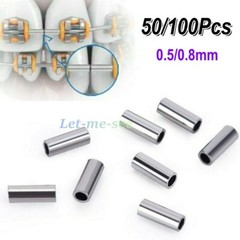 10Pcs/Bag Dental Orthodontic Crimpable Hook Stop tube Mini Stops Bracket Stopper