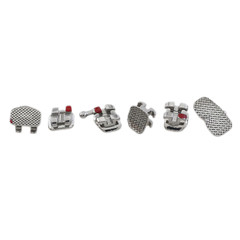 Dental Orthodontic Brackets Mini Braces Metal Buccal Tubes MBT Roth 022 3 345w/h