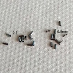 10pcs Dental Orthodontic Crimpable Hooks crimpable Mini Stops 0.5mm/0.8mm