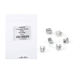 AZDENT Dental Orthodontic Universal Crimpable Hooks Split Stops 10Pcs/Pack