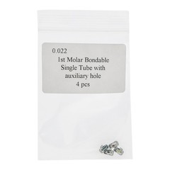 Dental Orthodontic Buccal Single Tubes 1st Molar Roth 022 W/Auxiliary Hole U1/L1