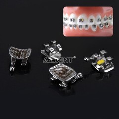 5 Box Dental Orthodontic Metal Bracket Mini Roth.022 with 3-4-5 Hooks Laser Mark