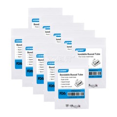 20X AZDENT Dental 1st Molar Roth018 Buccal Tube Bondable Non-Convertible 4Pc/Kit