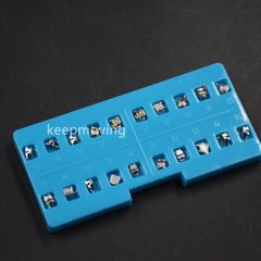Dental Metal Brackets Orthodontic Self Ligating Roth 022 3 4 5 Hook With Tool