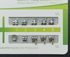 50Set Dental Orthodontic MIM Monoblock Brackets Mini Roth/MBT/Edgewise 022 345