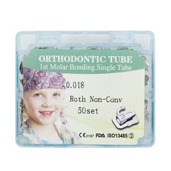 Dental Orthodontic Buccal Tubes 0.018 Roth MBT Tubos De Ortodoncia 1st 2nd Molar