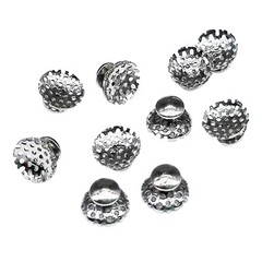 50 Pcs Dental Orthodontic Lingual Buttons Perforated Type Bondable Hole