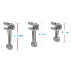 Dental Orthodontic Crimpable Hook Torque Spring Lingual Buttons Long Short Stop