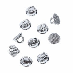 AZDENT Dental Ortho Lingual Buttons Bondable Round Base 8 Models 10pcs/pack