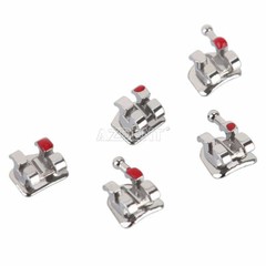 50Set Dental Orthodontic Brackets Metal Braces Mini Roth018 Hook 345 AZDENT