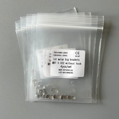20Sets Dental Orthodontic 1st Molar Wide Big Brackets MBT 022 Without hooks