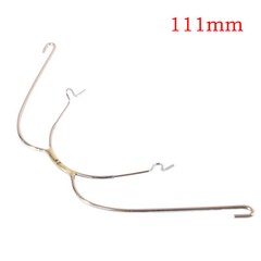 Dental Orthodontic Stainless Steel Extraoral Face Bow With Cuspid Hook 6 Sizes