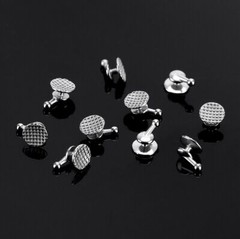 10 Pcs/Bag Dental Orthodontic MIM Bondable Round Base Lingual Buttons with Hook