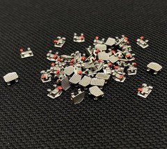 100 Pcs Dental Orthodontic Metal Brackets Mini Roth 022 345 Hooks Braces In Bulk