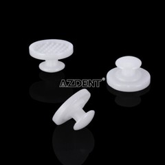 AZDENT Dental Orthodontic Composite Ceramic Lingual Buttons Bondable Round Base
