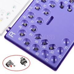 Dental OrthoSelf-ligating Metal Brackets Mini MBT 022″ 3,4,5with movable hook