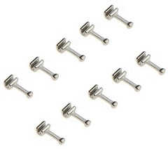 Dental Orthodontic Crimpable Hook Torque Spring Lingual Buttons Long Short Stop