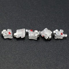 Orthodontic Bracket Self Ligating Ceramic Clear Aesthetic Interactive Roth 0.022