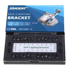 Dental Ortho Self-ligating Brackets Brace Roth 022 345 Hooks / Based Shade