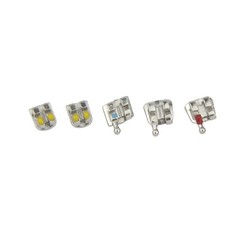 Dental Orthodontic Metal Brackets MIM Brace Mini MBT Roth 018 022 345 Empower AO