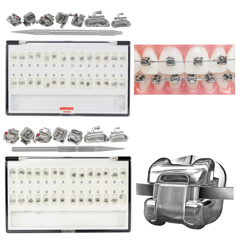 Dental Damon Q Brackets Orthodontic Self-ligating Metal Roth MBT 022 345 Ormco