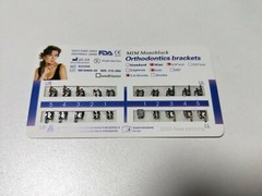 5 Sets Dental Orthodontic Metal Brackets MIM Monoblock Mini Roth 018 345 Hooks