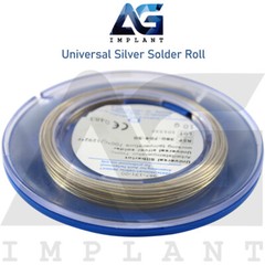Universal Silver Solder Wire Roll 10g Orthodontic Dental Bands Soldering Welding
