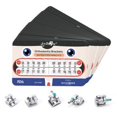 AZDENT Dental Orthodontic Brackets Braces/Super Elastic Niti Ovoid Arch Wires