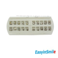 10pack Dental orthodontic metal brackets MINI Braces ROTH/MBT.022 hooks on 3/345