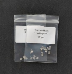 100Pc Dental Orthodontic Caplin Hook Traction Hook Diameter Rectangular Bondable