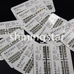 10/20/50Packs Dental Orthodontic Bracket Mini/Standard Roth/MBT/Edgewise 018/022
