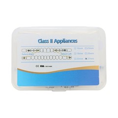 Dental Orthodontic Class II Appliance Kit Distalizer Corrector Bondable Rubber