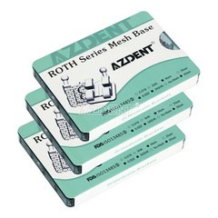 AZDENT Dental Orthodontic Brackets Braces Mini Roth 0.022 345 Hooks Laser Mark