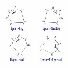 5 Pcs/Pack Dental Orthodontic Anterior Spring Root Torquing Auxiliary Arch Wire