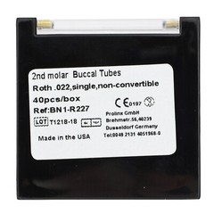 Dental Orthodontic Buccal Tubes 1st 2nd Molar Mini Roth MBT 022 Laser Marked