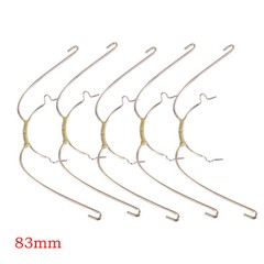Dental Orthodontic Stainless Steel Extraoral Face Bow With Cuspid Hook 6 Sizes