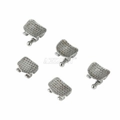 50 X Dental Orthodontic Brackets Standard Edgewise Slot.018 Hooks 3-4-5 Metal