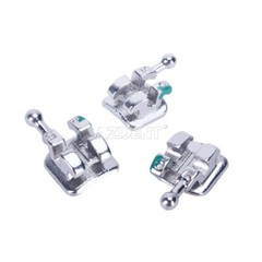 Dental Orthodontic Metal Brackets Braces Mini MBT Roth 022 Hooks 345 AZDENT