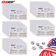 50 Packs Orthodontic Metal Mini Roth 022 Hooks 3 4 5 Brackets Braces US-SK