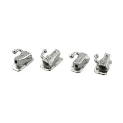 Orthodontic Mini Roth Brackets Dental Metal MIM MBT Braces 022 345HK Hooks 6-6