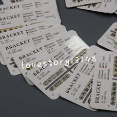 10 Packs Separable Metal Dental Orthodontic Brackets Mini/Standard 018/022 Slot