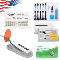 Dental Orthodontic Brackets Braces Mini Roth 022/Light Cure Composite Resin Kit