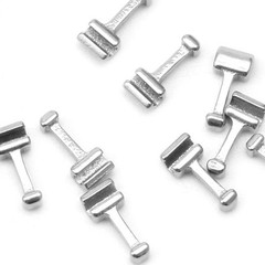 Dental Stainless Steel Orthodontic Crimpable Arch Hooks Long/Medium/Short Tube