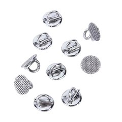 35 Models Dental Orthodontic Bondable Lingual Buttons Round Rectangular Base