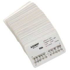 AZDENT Dental Orthodontic Bracket Brace Mini Standard Roth MBT/Natural arch wire