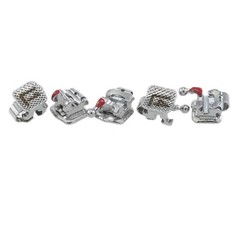 Dental Orthodontic Self Ligating Brackets DAMON AO Ceramic Metal Braces Roth MBT