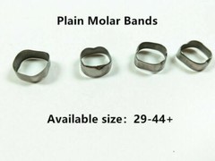 20Bags Dental Stainless Steel Orthodontic Molar Plain Bands Roth #29-#44.5