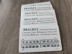 250 Sets Dental Brackets Standard Edgewise 022 Slot No Hook Orthodontics