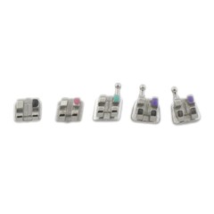 Dental Orthodontic Brackets Mini MBT 022 345HK MIM Metal Twin Ortodoncia Braces