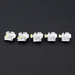 Orthodontic Brackets Self Ligating Ceramic Metal MBT 022 345 Ormco Damon Q Clear